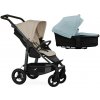 TFK Mono4 2v1 Sand Combi carrycot + Seat unit Nafukovacie kolesá Hlboká vanička Blue Dual Color