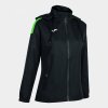 RAINJACKET TRIVOR dámska bunda do dažďa čierna fluo zelená S