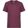 Fruit of the Loom Detské tričko 61-033-0 Burgundy 104