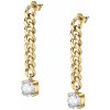 Morellato Nádherné pozlátené náušnice s kryštálmi Poetica SAUZ08