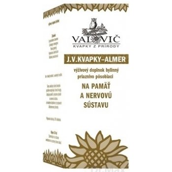 Valovič J.V. KVAPKY ALMER na pamäť a nervovú sústavu 50 ml