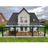 Covernit Sklenená pergola MB Line RAL 9005 čierna 306 300