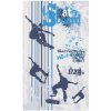 DIMEX | Vliesové fototapety na stenu Skate MS-2-0313 | 150 x 250 cm | modrá, šedá + Vliesová fototapeta na stenu DIMEX Skate MS20313 v rozmere 375 x 250 cm