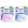 Chicco Physio Light silikon nočný dievča 2 ks V001525