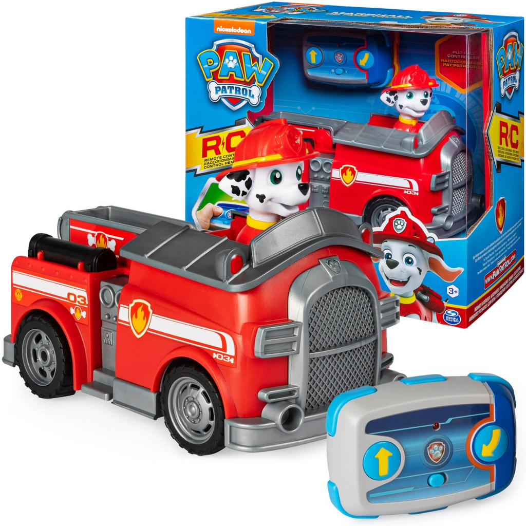 Spin Master Paw Patrol autíčko s Marshalem na dálkové ovládání