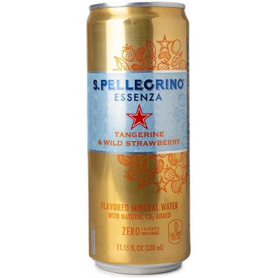 Sanpellegrino Mandarinka a Lesná Jahoda Minerálna voda s prírodným CO2 330 ml