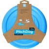 PitchDog Hračka penový lietajúci disk modrý 24 cm