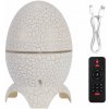 RealG RC-K-1932 Projektor hviezd Dino Egg s Bluetooth reproduktorom, LED nočné svetlo USB