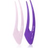 Janeke Hair Clip sponky do vlasov Purple 2x15 cm