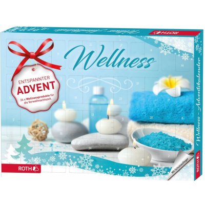 ROTH wellness adventný kalendár Čas pre teba s 24 wellnessovými produktmi pre uvoľnený advent