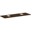 Hansgrohe Xelu Q doska 156 x 55 x 1,6 cm tmavý orech 54126630
