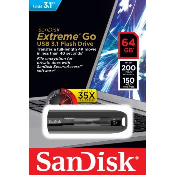 SanDisk Cruzer Extreme GO 64GB SDCZ800-064G-G46