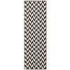 Ted Baker, Kusový koberec Ted Baker Haringey 106378 Black White, 80x200, čiernobiela, chodba / predsieň