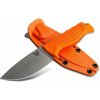 Benchmade 15006 STEEP COUNTRY HUNTER lovecký nôž 9 cm, oranžová, Santoprene, puzdro Boltaron