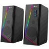 C-TECH reproduktory SPK-17, 2.0, RGB, černá