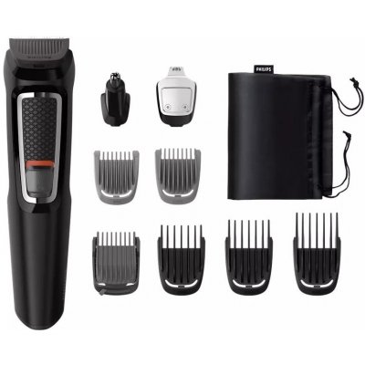 Philips Multigroom series 3000 MG3740/15 zastrihávač, 9 nástavcov, fúzy, vlasy, nosné a ušné chĺpky