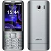 Aligator D950 strieborná / 3.5 TFT / Dual SIM / SOS tlačidlo | Locator | SMS / FM rádio / svietidlo (AD950SR)