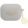 GUESS 50717 GUESS 4G Silikónové puzdro pre Apple AirPods Pro šedé