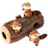 ZippyPaws Burrow Log with 3 Chipmunks 35,5 cm