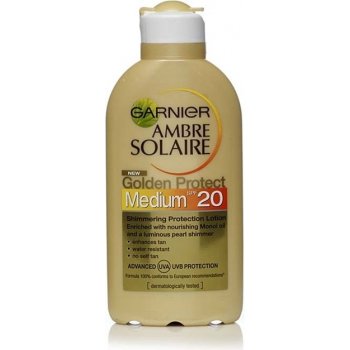 Garnier Ambre Solaire Golden Protect Milk SPF20 200 ml od 7,47 € -  Heureka.sk