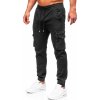 Čierne pánske cargo jogger nohavice Bolf MP0181N
