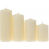 Bispol Candles postupné adventné sviečky krémová 4ks