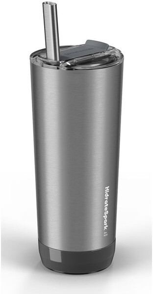 HidrateSpark PRO Tumbler inteligentná termoska s rúrkou farba Brushed Stainless Steel 592 ml