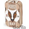 Drevenné puzzle – netopier veľkosť M drevený box - ECO WOOD ART