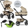 EASYWALKER Kočík kombinovaný Jimmey 2v1 Sand Taupe LITE RWS + KIDDY Evoluna i-size 2 + základňa VP-F188413