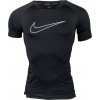 Pánske tréningové tričko Nike, NP DF TIGHT TOP SS M čierna,biela, XXL