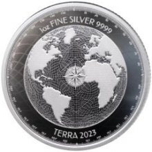 Pressburg Mint strieborná minca Terra 2023 1 Oz