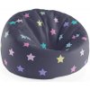 Sablio Sedací vak Cocoon Hvězdy na modré - 75 x 45 x 35 cm