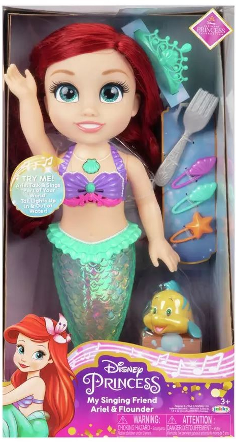 Disney Princess Zpívající Ariel 38cm