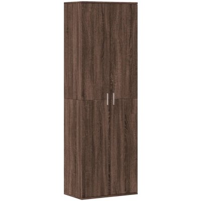vidaXL Highboard hnedý dubový vzhľad 60x35x180 cm materiál na báze dreva