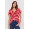 Tommy Hilfiger tričko dámske bavlnené WW0WW40584 červená S