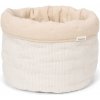 Little Dutch Košík Textilný Obojstranný Veľký Pure Soft Beige Stripe