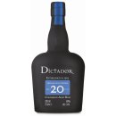 Rum Dictador 20y 40% 0,7 l (čistá fľaša)