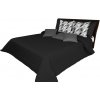 Jednofarebný prehoz na posteľ NMG-03 čierny Rozmer prehozu (šírka x dĺžka): 260x240cm