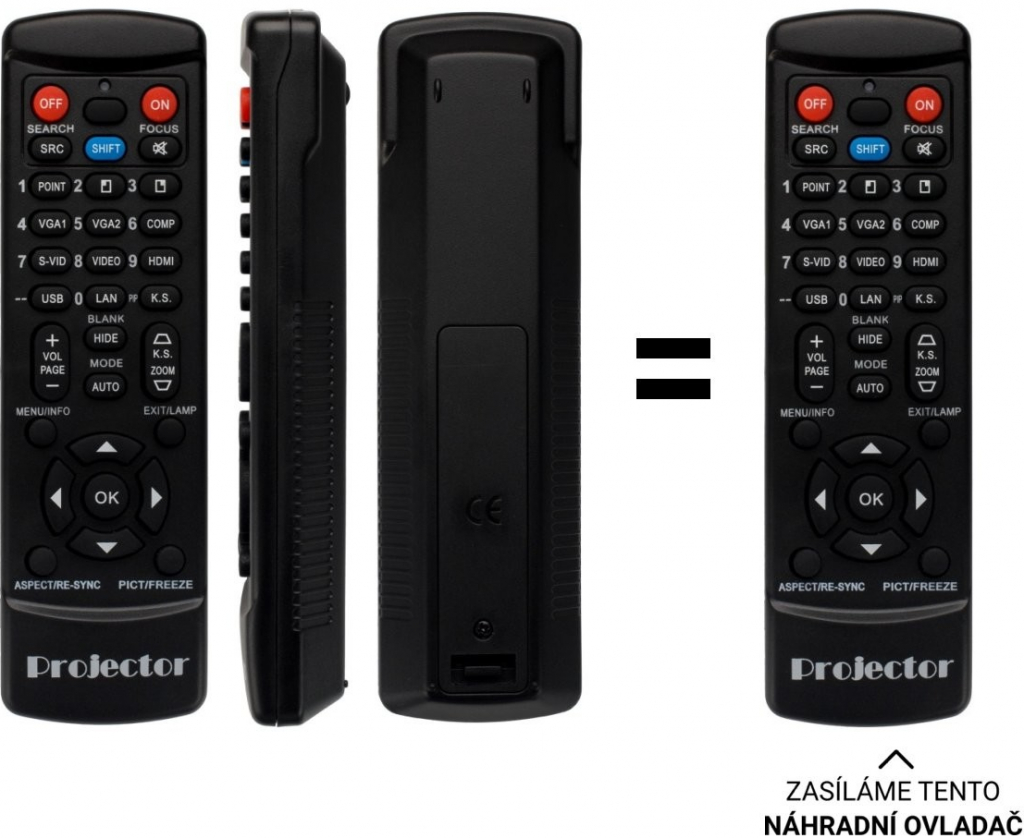 Diaľkový ovládač Predátor Streamzap Remote Control