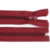 Špirálový zips No 5 dĺžka 35 cm bundový POL - bordó