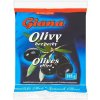 Giana Čierne olivy bez kôstky v slanom náleve 180 g