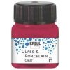 farba na sklo a porcelán 20 ml Kreul Clear 93 wine red