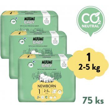 Muumi NEWBORN 2-5 kg size 75 ks