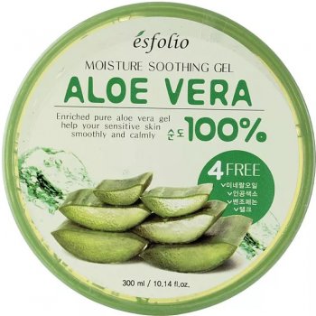 Esfolio Moisture Soothing Gel Aloe Vera 100% 300 ml