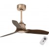 FARO Barcelona FARO 33423 - Stropný ventilátor JUST FAN hnedá/medená pr. 81 cm + diaľkové ovládanie FA33423 + záruka 3 roky zadarmo