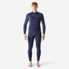 DECATHLON Pánska kombinéza na surf 500 neoprén 3/2 mm modrá-kaki M