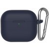 Blueo - Liquid Silicone ochranné puzdro pre AirPods 3 - tmavomodré