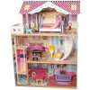 Wiky Drevený domček pre bábiky veľkosť Barbie 82x30x110 cm WKW007592