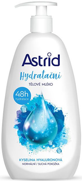 Astrid hydratačné telové mlieko s kyselinou hyalurónovou na normálnu až  suchú pokožku 400 ml od 3,4 € - Heureka.sk
