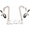 Master Series Enslaved Slave Chain Nipple Clamps